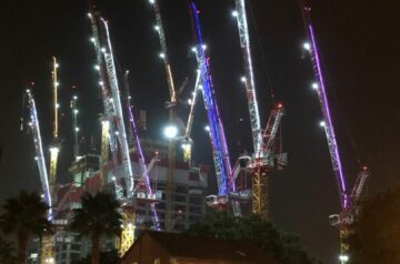 Sarona by night