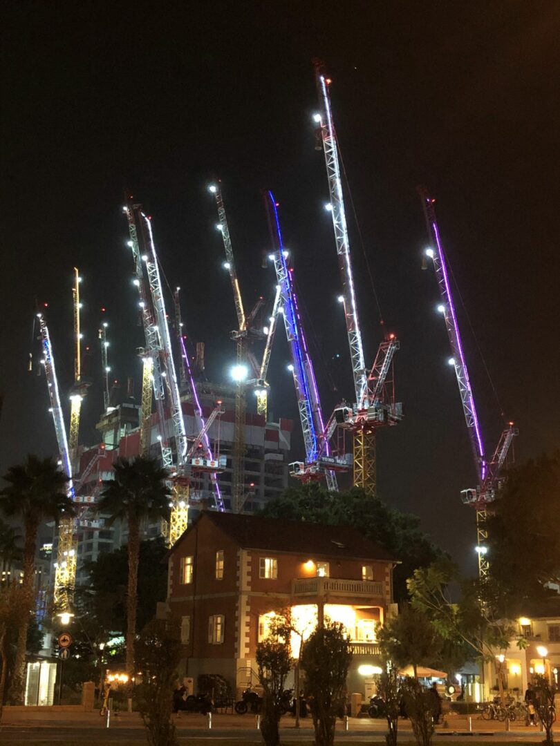 Sarona by night