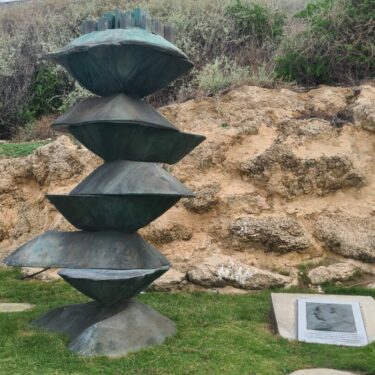 sculpture en hommage à haim arlozoroff
